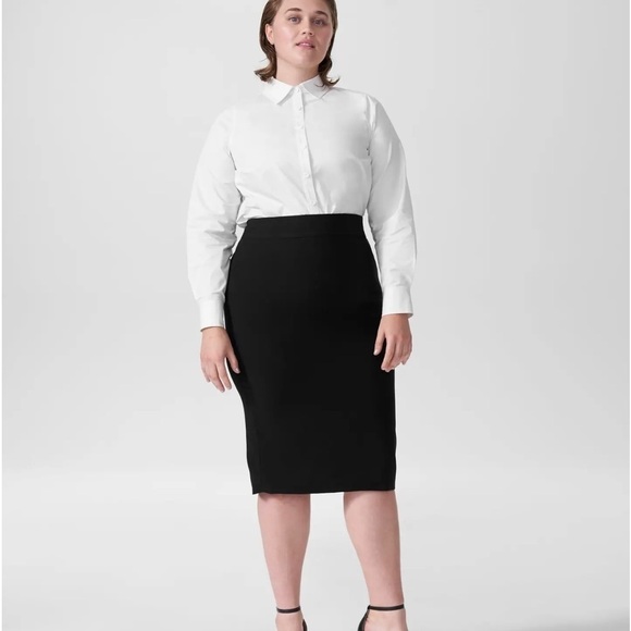 Universal Standard Dresses & Skirts - Universal Standard Midi Pencil Skirt Black Size 3XS (2-4)